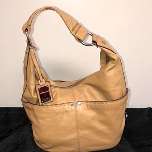 TIGNANELLO TAN LEATHER HOBO